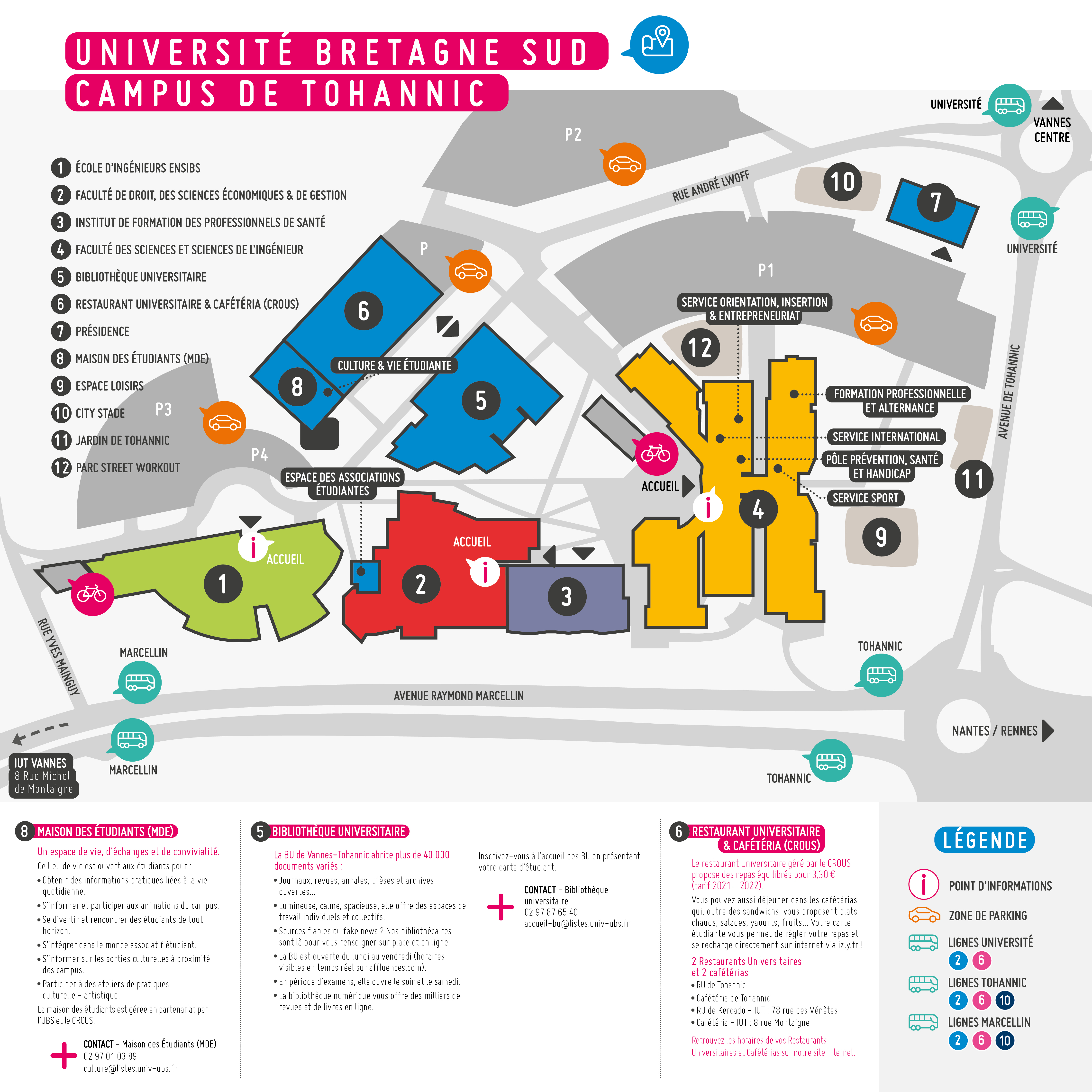 Plans D acc s Universit Bretagne Sud
